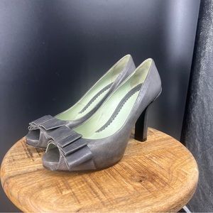 Sportmax | Size 40 gray leather Heels